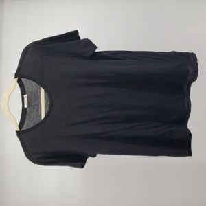 6397 Black Crewneck Short sleeve Cotton Jersey T-shirt Comfort Fit Size Small